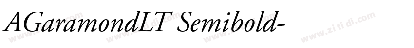 AGaramondLT Semibold字体转换